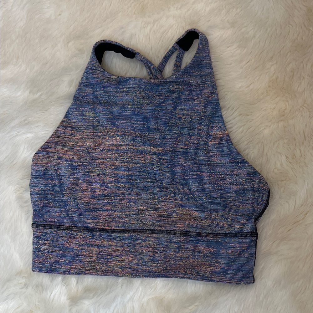 Women's Blue Heathered Top